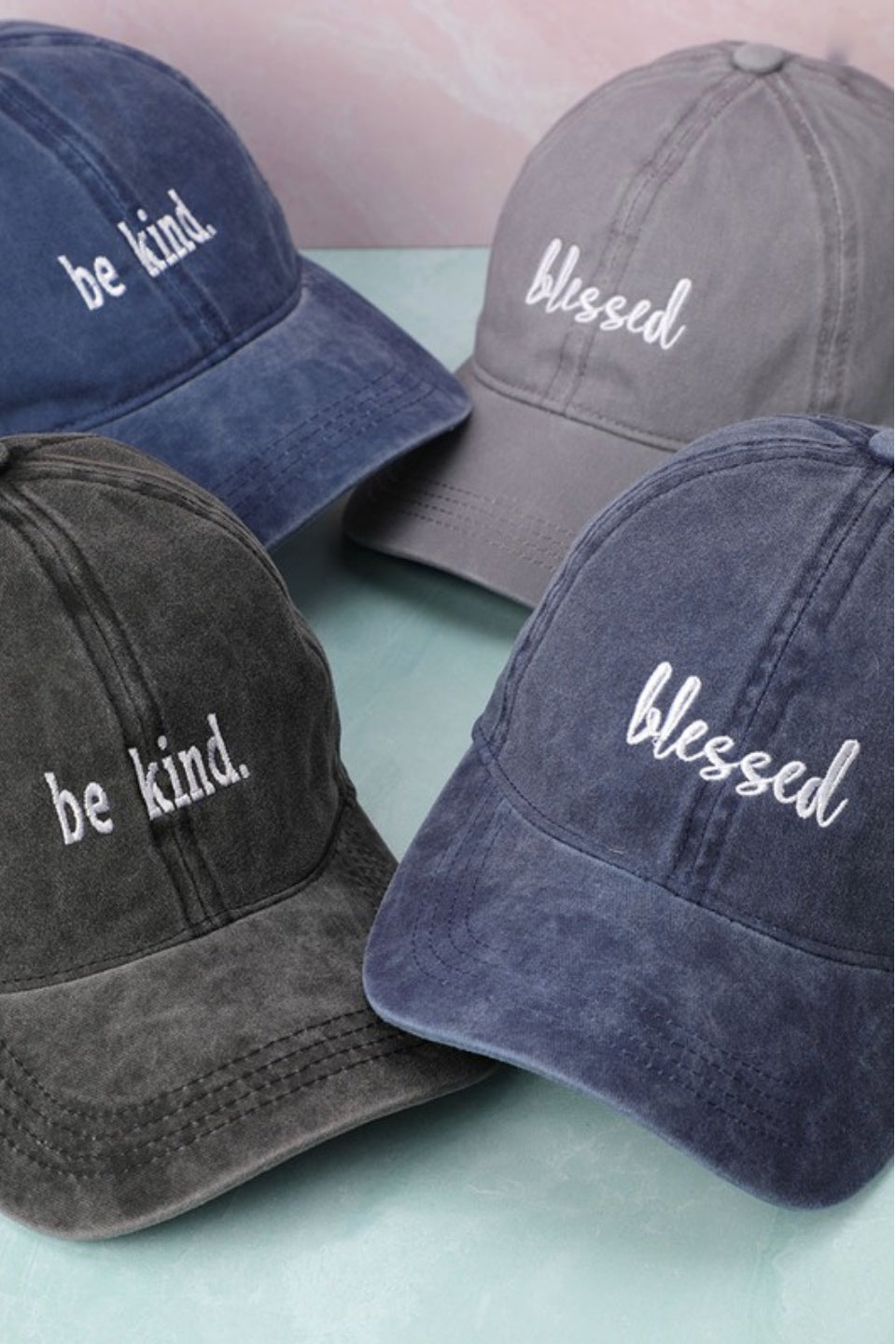 Blessed and Be kind Caps / Hats