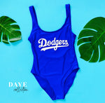 Load image into Gallery viewer, Dodgers Suit Bathing suit one-piece
