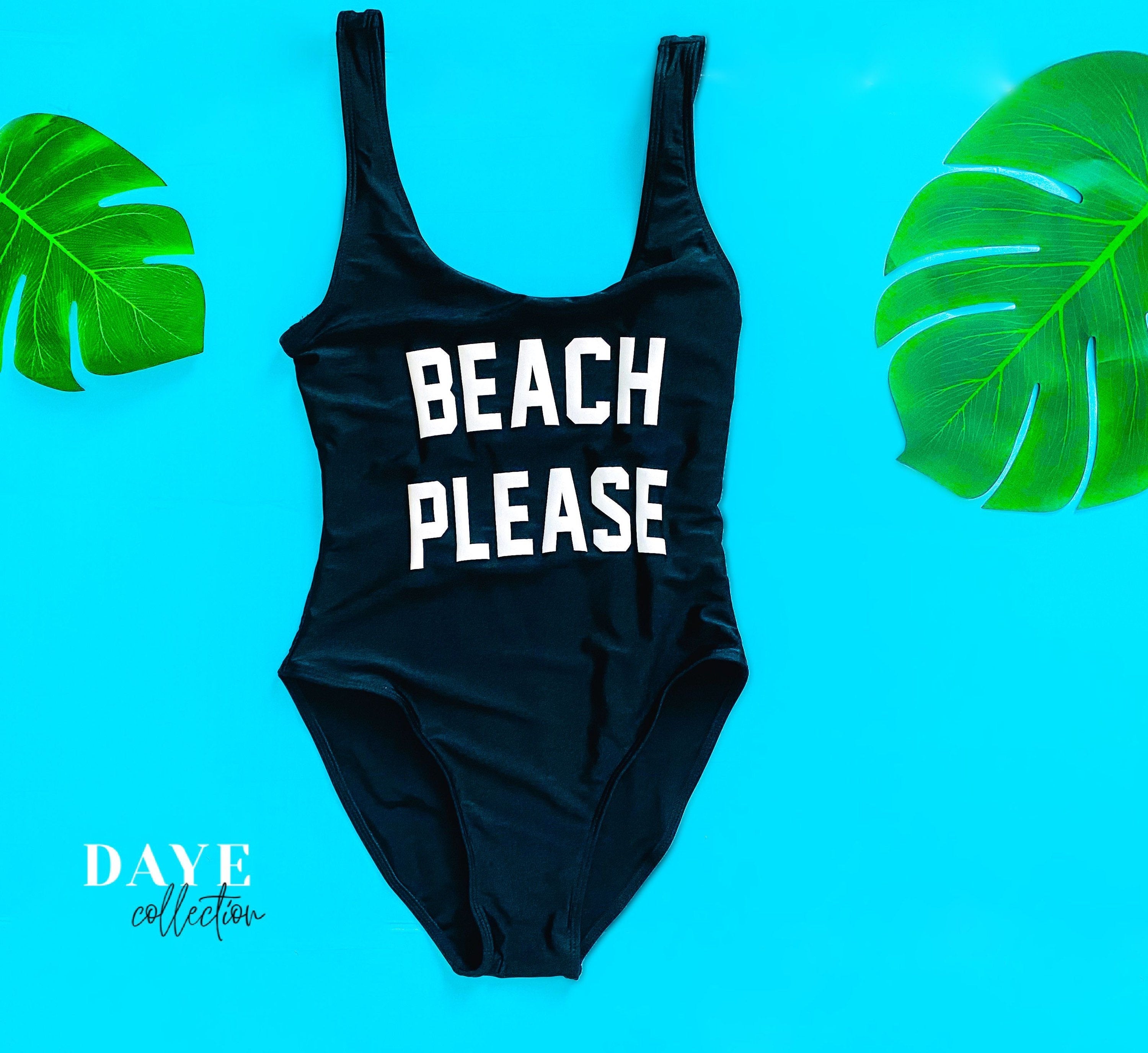 Beach Please Bathing suit one-piece