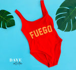 Load image into Gallery viewer, Fuego Bathing suit one-piece
