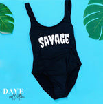 Load image into Gallery viewer, Savage Bathing swim suit one-piece
