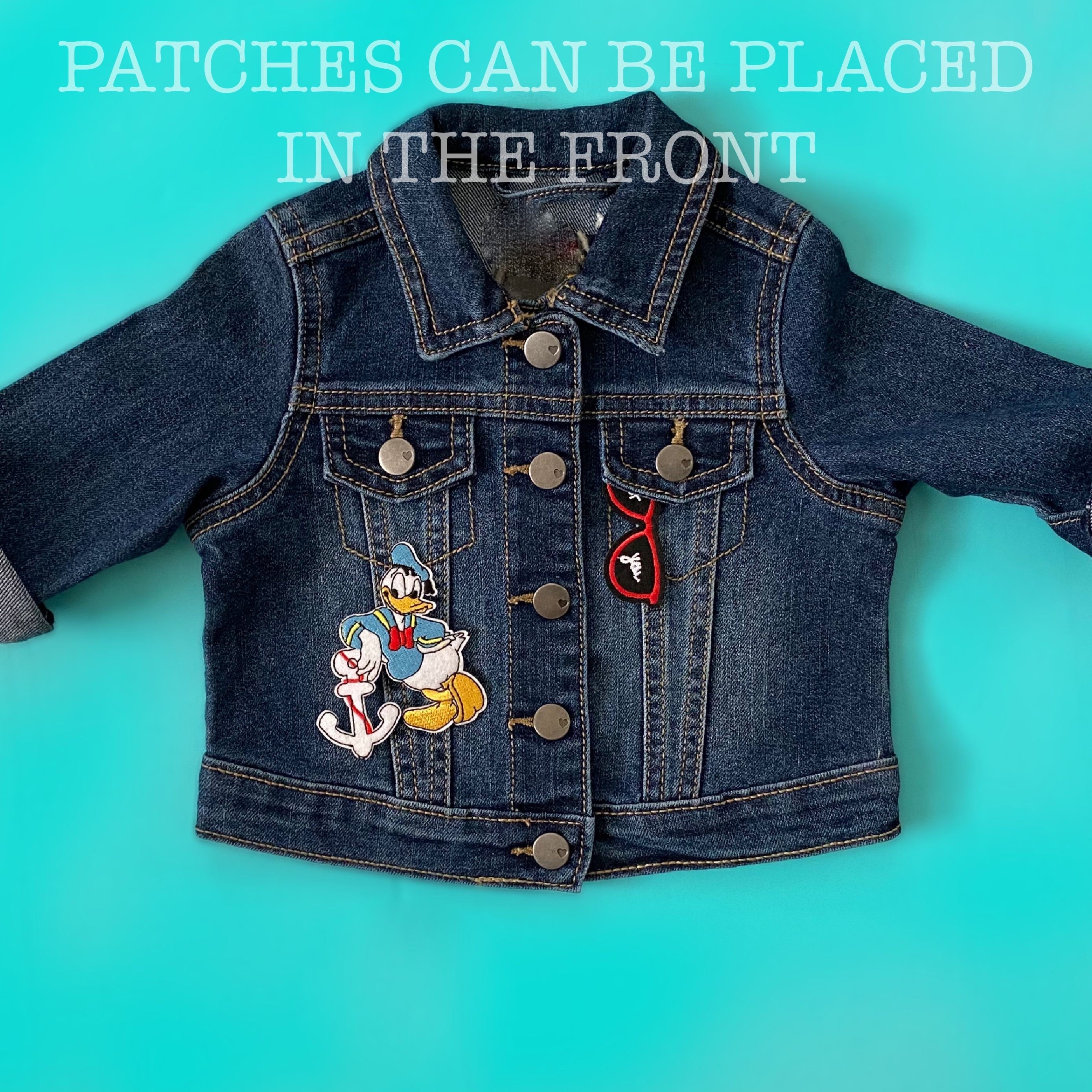 Girl Embroidered custom jean jacket